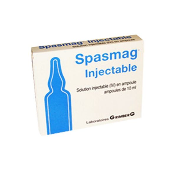 Spasmag injectable 10 ampoules de 10ml