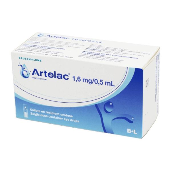 Artelac 1,6 mg/0,5 ml, collyre en 60 récipients unidoses