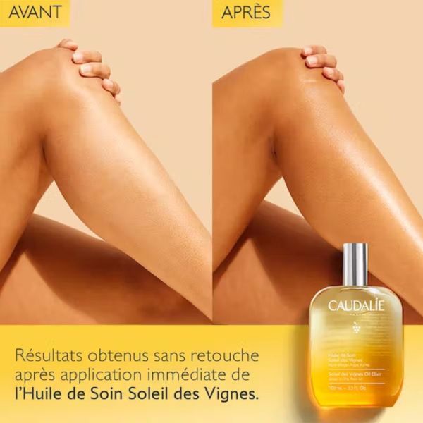 CAUDALIE SOLEIL DES VIGNES Huile de Soin 50ml - Soin Corps Nourrissant Toutes Peaux