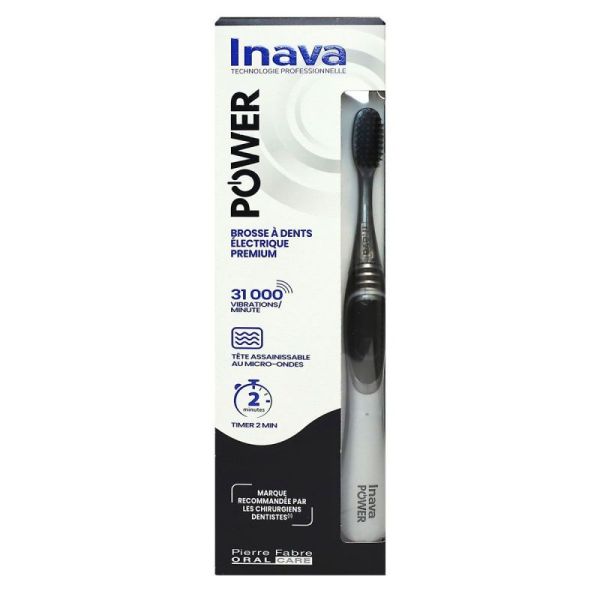 INAVA Power brosse à dents électrique Premium noir