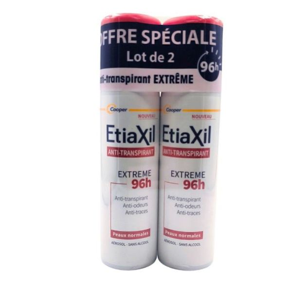 COOPER / EXTIAXIL , Anti-Transpirant extreme 96h, peau normales - fl/150 ml