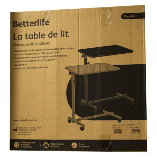 Table de lit ajustable en hauteur - AIDES À LA VIE QUOTIDIENNE