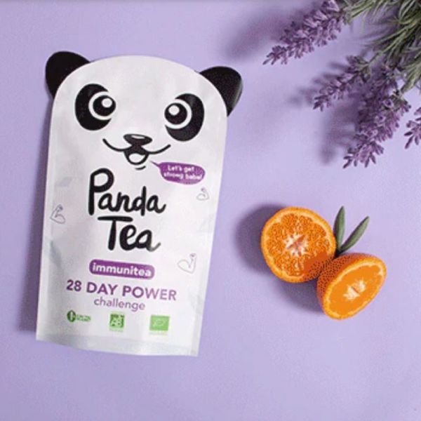 PANDA TEA ICED TEA DETOX Menthe Citron 28 Sachets - 3760293230412