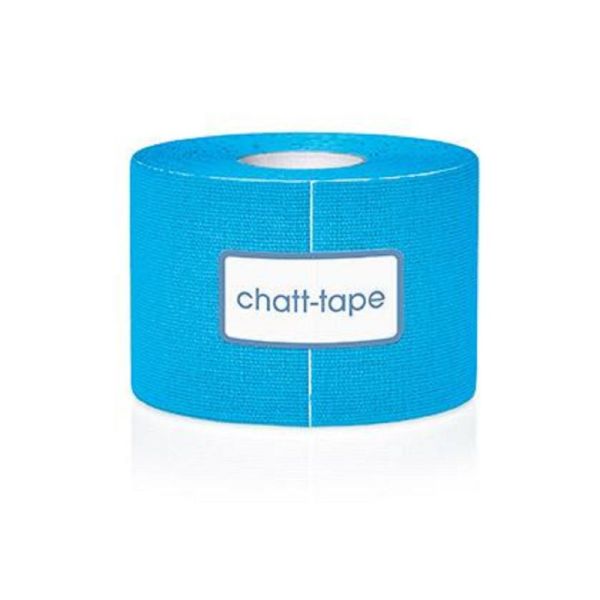 CHATTANOOGA CHATT TAPE 5 cm x 5 m - Ruban Adhésif Corps, Elastique, Hypoallergénique - 12 Unités