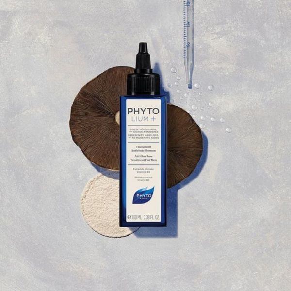 PHYTOLIUM+ Traitement Antichute Homme 100ml - Chute Héréditaire, 1ers Signes à Modérés