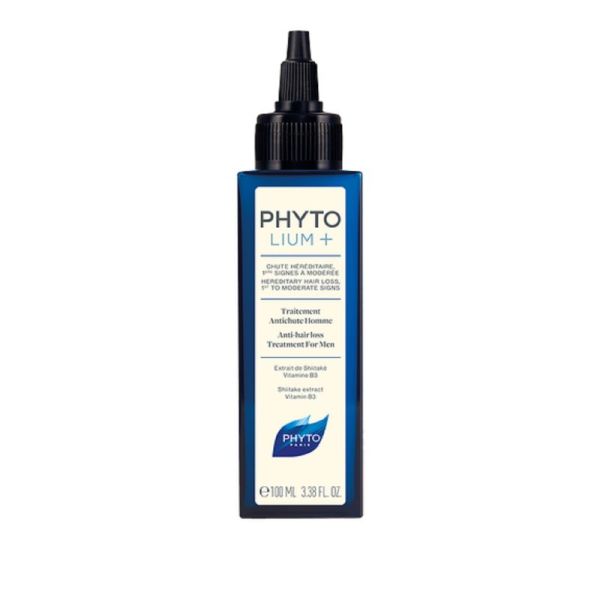 PHYTOLIUM+ Traitement Antichute Homme 100ml - Chute Héréditaire, 1ers Signes à Modérés