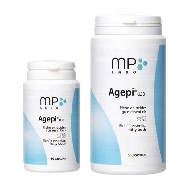 AGEPI OMEGA 3 180 Capsules - Soutien Cutané, Rein, Foie, Coeur, Articulations