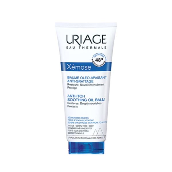 URIAGE Xémose Baume Oléo Apaisant Anti-Grattage 200ml - Visage et Corps - Sécheresse Sévère, Peaux à Tendance Atopique