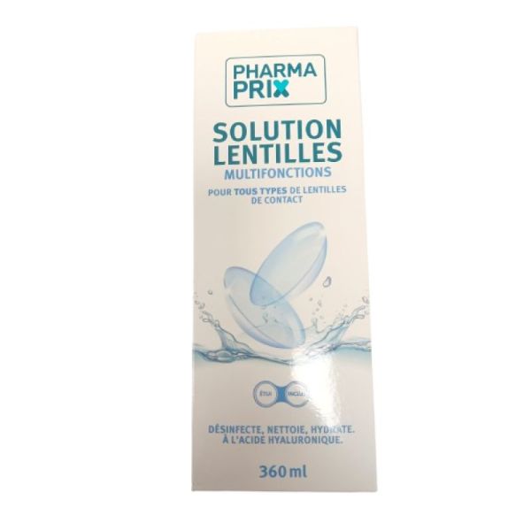 PHARMACTIV/ PHARMARIX - Solution lentilles multifonctions - FL/ 360 ML