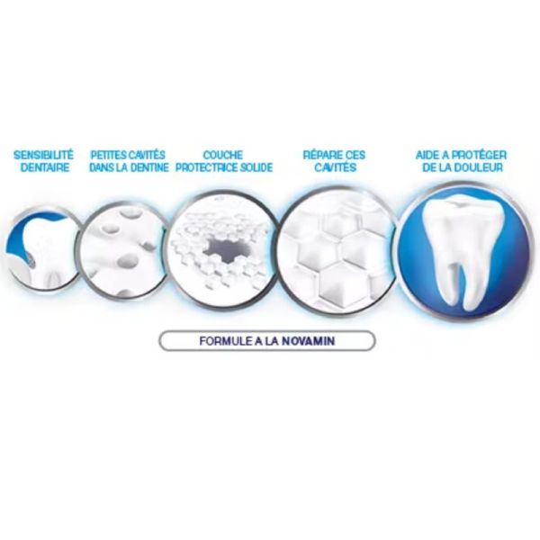 SENSODYNE Répare et Protège Original Lot de 2x 75ml - Dentifrice Fluoré Sensibilité Dentaire