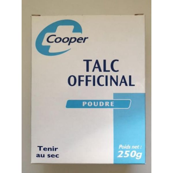 Talc Officinal Poudre 250g - Hygiène et Soin des Peaux Sensibles et Irritées (Rougeurs, Démangeaison