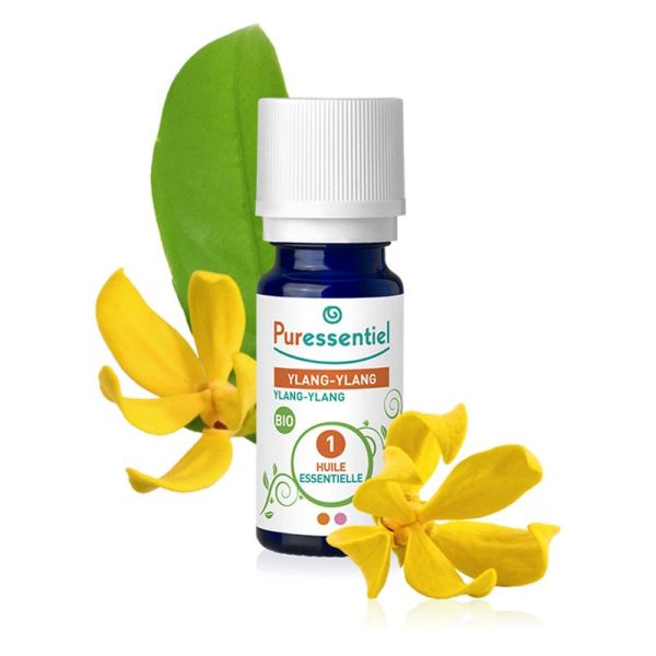 PURESSENTIEL BIO Ylang Ylang 5ml - Huile Essentielle Cananga odororata