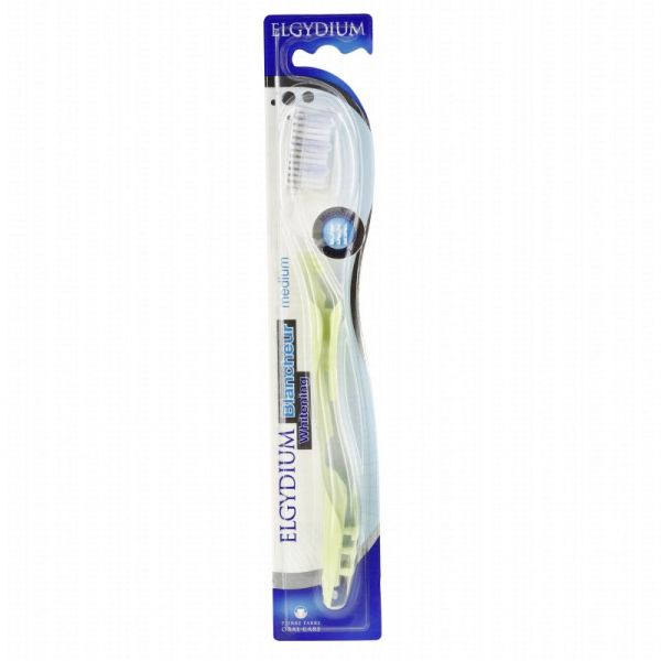 ELGYDIUM Brosse à Dents Blancheur Souple / Médium Whitening - 1 unité