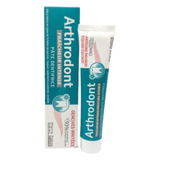 Arthrodont Fraîcheur intense pâte dentifrice gencives irritées 75ml