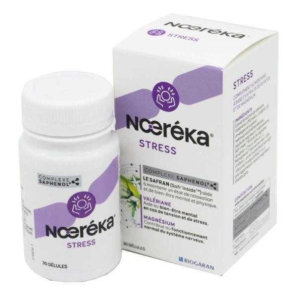 NOEREKA Stress 30 Gélules - Complément Alimentaire