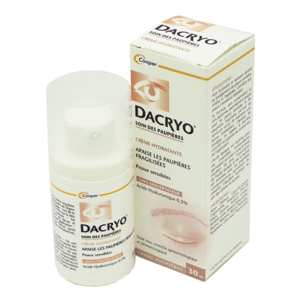 DACRYO Soin des Paupières 30ml - Crème Apaisante Peaux Sensibles