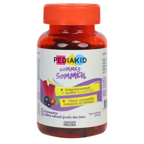 PEDIAKID 60 gommes sommeil endormissement