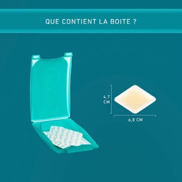 COMPEED 5 Pansements Oignons Moyen Format 4.7 x 6.8cm - Technologie Hydrocolloïde