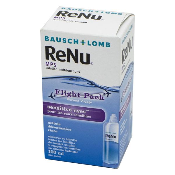 RENU MPS Flight Pack Solution Multi-fonctions Yeux Sensibles 100ml - Formule Classique