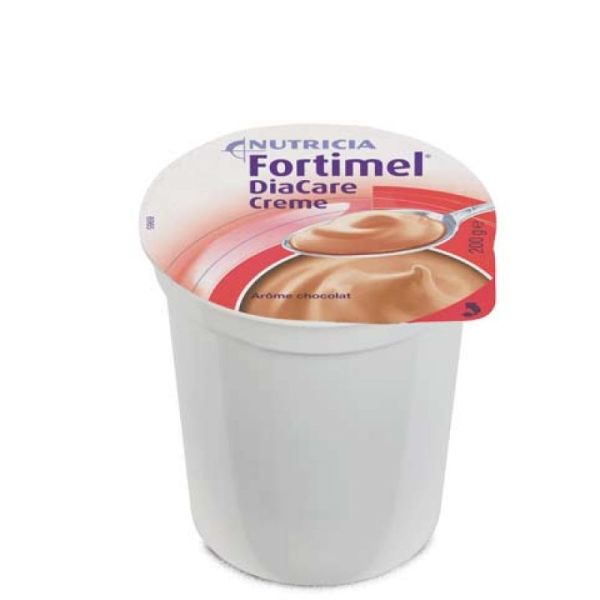 FORTIMEL DIACARE Crème Chocolat 200g HP/HE - Aliment Diététique pour Besoins Nutritionnels en Cas de
