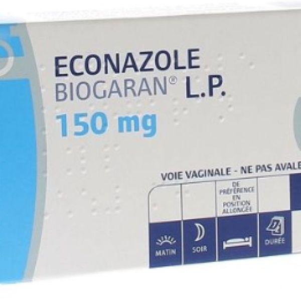Econazole Lp 150Mg Biogaran Ovule1