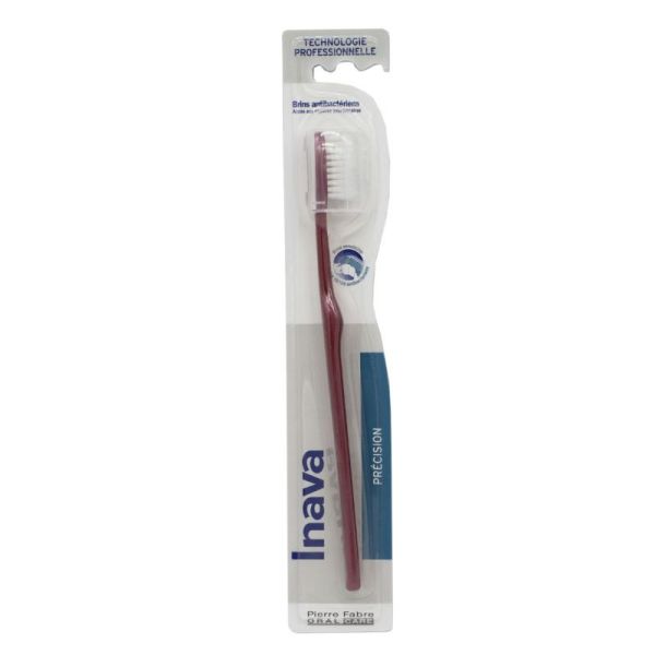 INAVA PRECISION Brosse à Dents - 2 Types de Brins : 10/100 + Sensibilité - 1 Unité