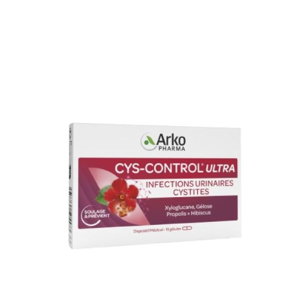 ARKOPHARMA , Cys-control ultra, infections urinaires cystites - 15 gélules