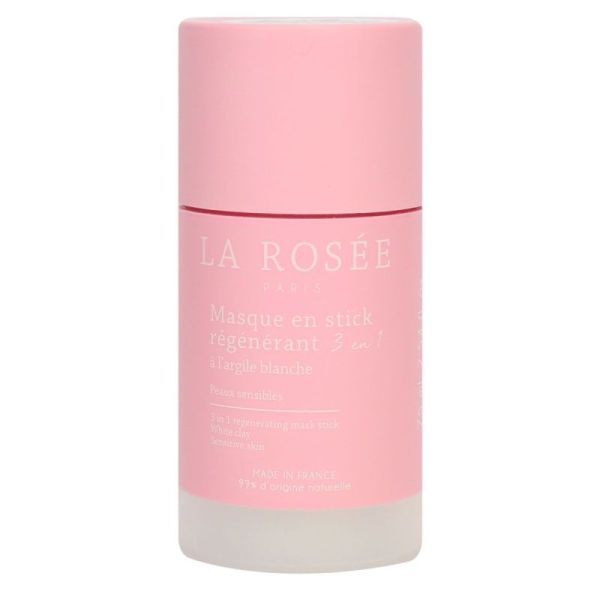 LA ROSEE - Masque en stick régénérant 3en1 argile blanche 75ml