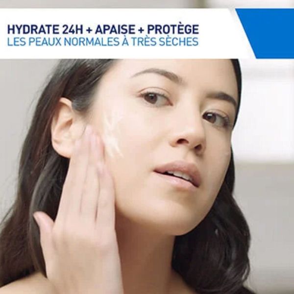 CERAVE Crème Hydratante Visage SPF30 52ml - Peaux Normales à Sèches