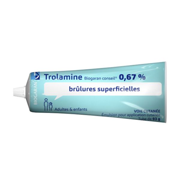 Trolamine 0.67% Biogaran Emulsion pour application cutanée 93 g