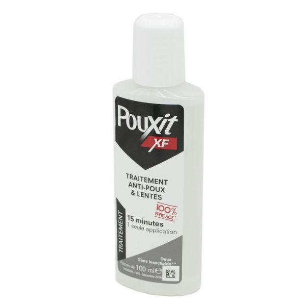 POUXIT XF Lotion 100ml - Traitement Anti Poux, Anti Lentes - 1 Seule Application en 15 Minutes