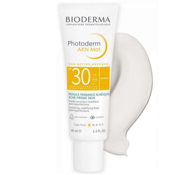 PHOTODERM AKN Mat Invisible SPF30 40ml - Peaux à Tendance Acnéique