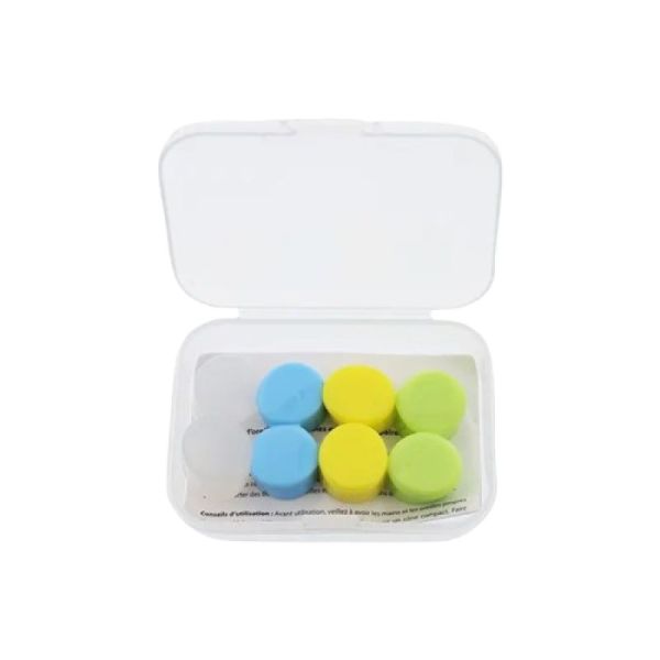 estipharm - bouchons d'oreilles silicone - 4 paires