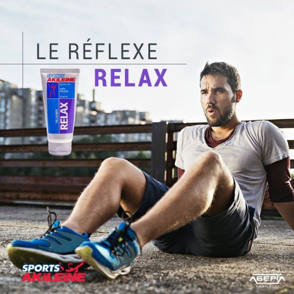 AKILEINE SPORTS RELAX 75ml - Gel de Massage Anti-Fatigue Corps