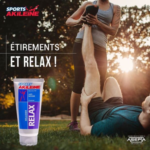 AKILEINE SPORTS RELAX 75ml - Gel de Massage Anti-Fatigue Corps