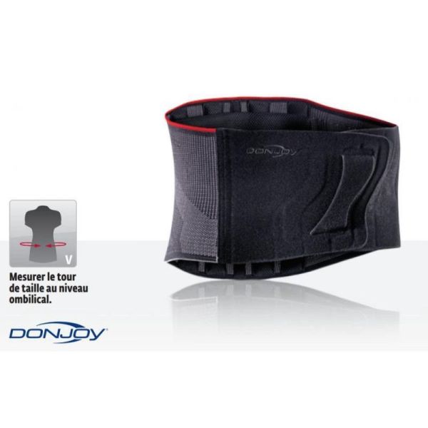 DONJOY CONFORSTRAP Hauteur 21 cm - Ceinture Lombaire en Cas de Lombalgie Chronique - 1 Unité