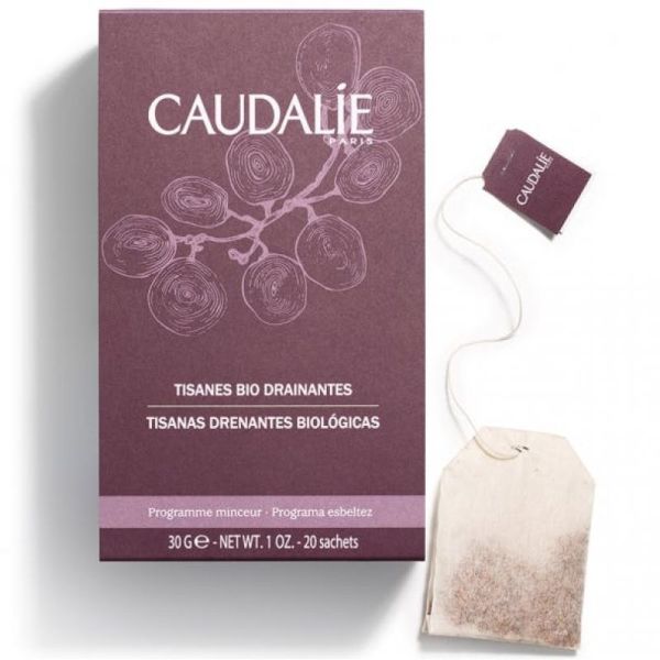 CAUDALIE Tisanes bio drainantes Aide minceur - Bte/20 Sachets de 30g