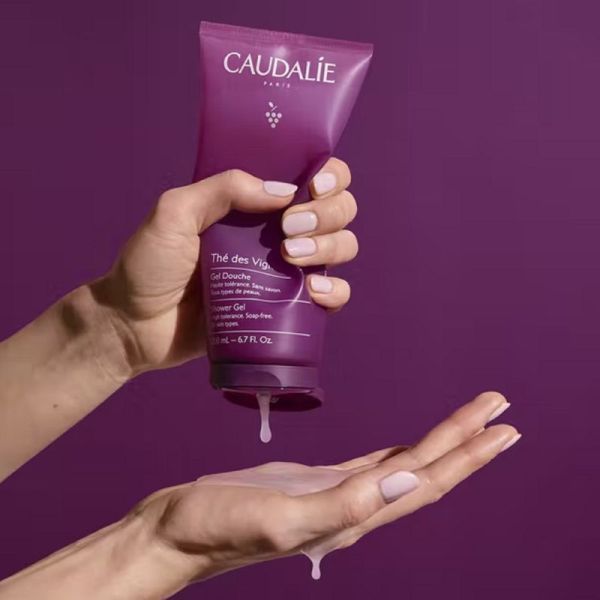 CAUDALIE Thé des Vignes Gel Douche 200ml - Tous Types de Peaux