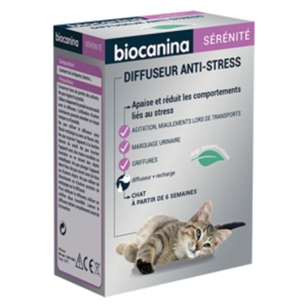 Anti-stress pour les chats diffuseur phéromones ZENIFEL