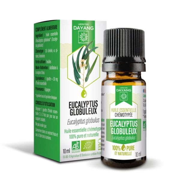 DAYANG BIO Huile Essentielle Chémotypée EUCALYPTUS GLOBULUS 10ml - Eucalyptus globulus