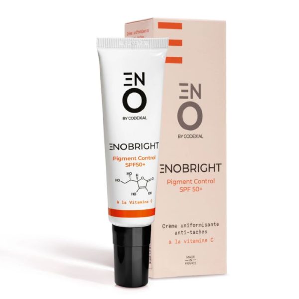 ENOBRIGHT PIGMENT CONTROL SPF50+ 30ml - Crème Uniformisante Anti-taches à la Vitamine C