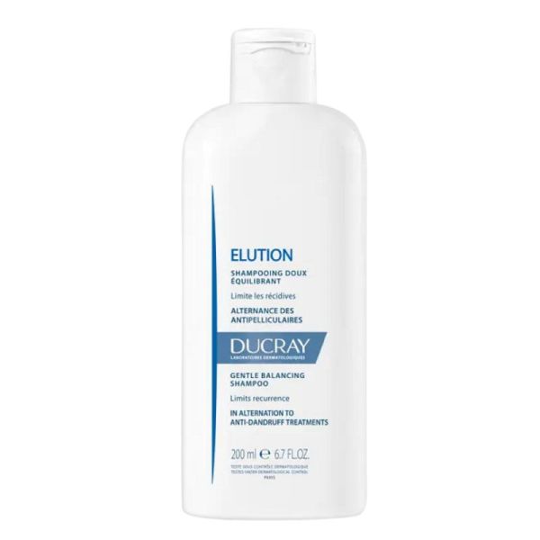 ELUTION Shampooing Doux Equilibrant 200ml - Alternance des Anti-Pelliculaires