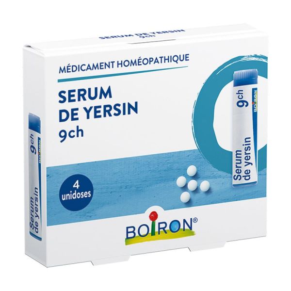 Sérum de Yersin 9CH, Pack 4 doses - Boiron
