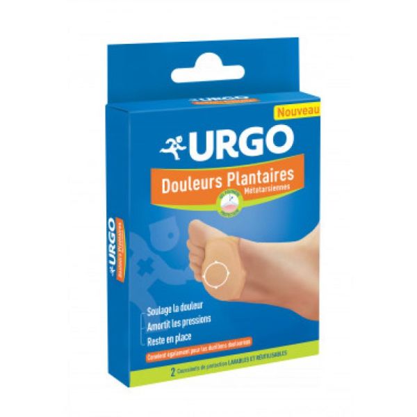 URGO Douleurs Plantaires Métatarsiennes Coussinnet de Protection Lavable et Ré-utilisable - Taille U