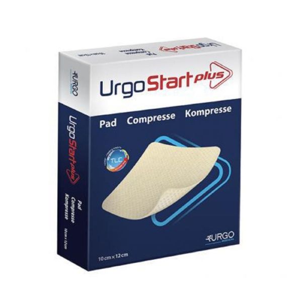 URGOSTART COMPRESSES 12 x 13cm - Bte/16 - Pansement avec Matrice TLC NOSF  et Fibres Poly-absorbantes