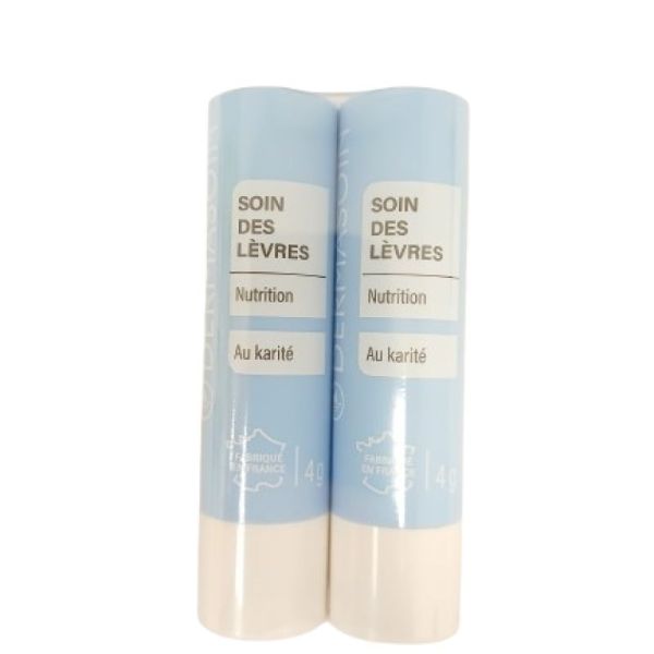 PHARMACTIV Dermasoin Le Soin des Lèvres Nutrition - au Karité  Stick/4g - LOT DE  2