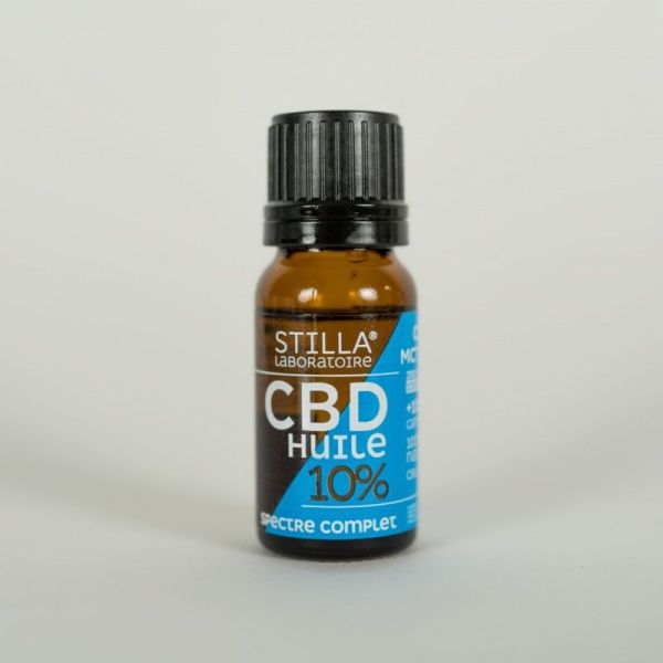 HUILE CBD MCT Coco Bio 10% 100mg Full Spectrum 10ml