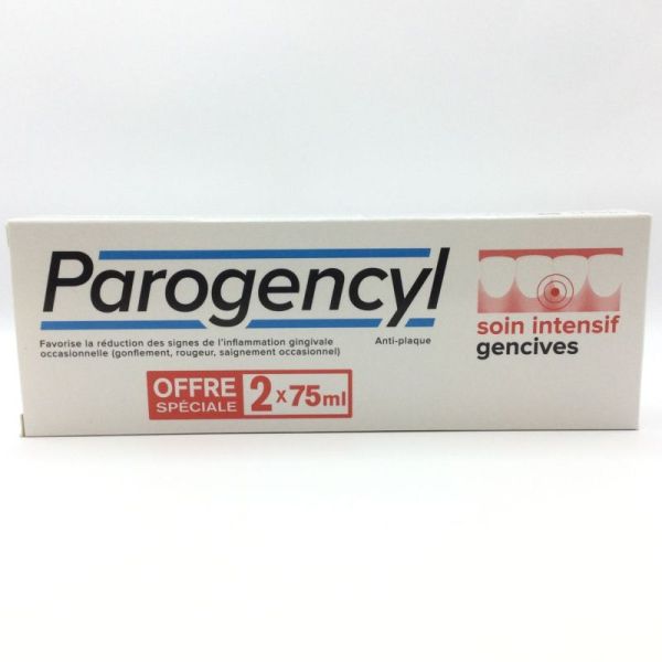 Dentifrice soin intensif gencives 2x75ml