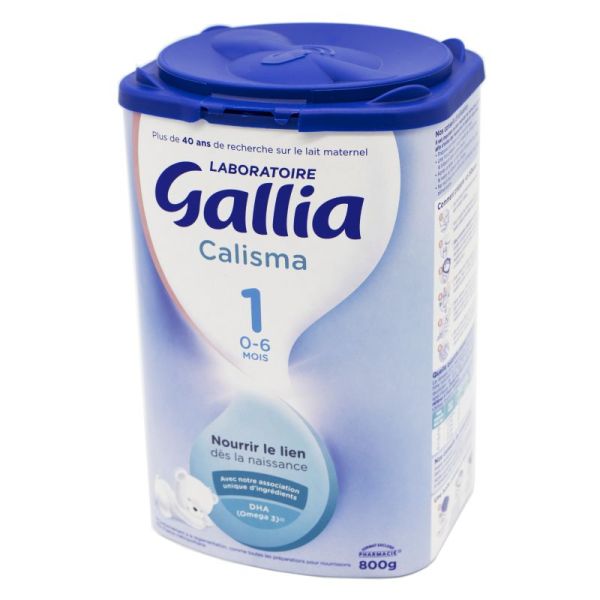 GALLIA CALISMA 1 Bte/800g - Lait en Poudre 1er Age pour Nourrissons de 0 à 6 mois