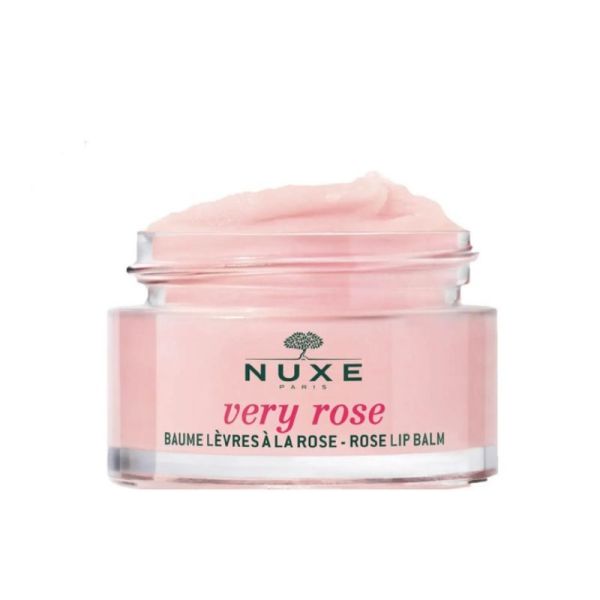 NUXE VERY ROSE Baume Lèvres à la Rose 15g - Lèvres Ultra Sèches ou Abîmées